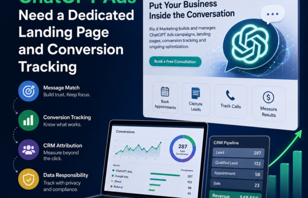 Why ChatGPT Ads Need a Dedicated Landing Page and Conversion Tracking